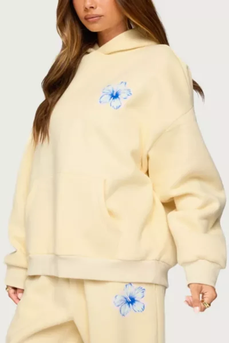 Edikted Tropical Bloom Hoodie