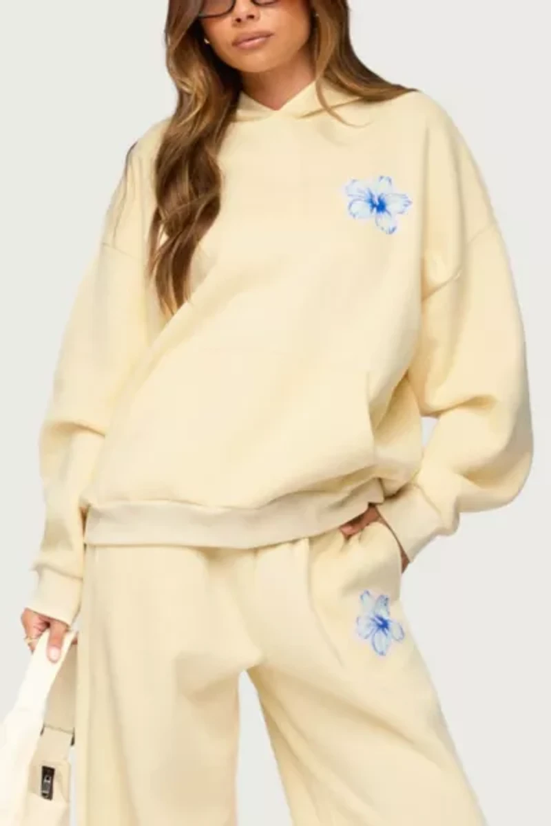 Edikted Tropical Bloom Hoodie