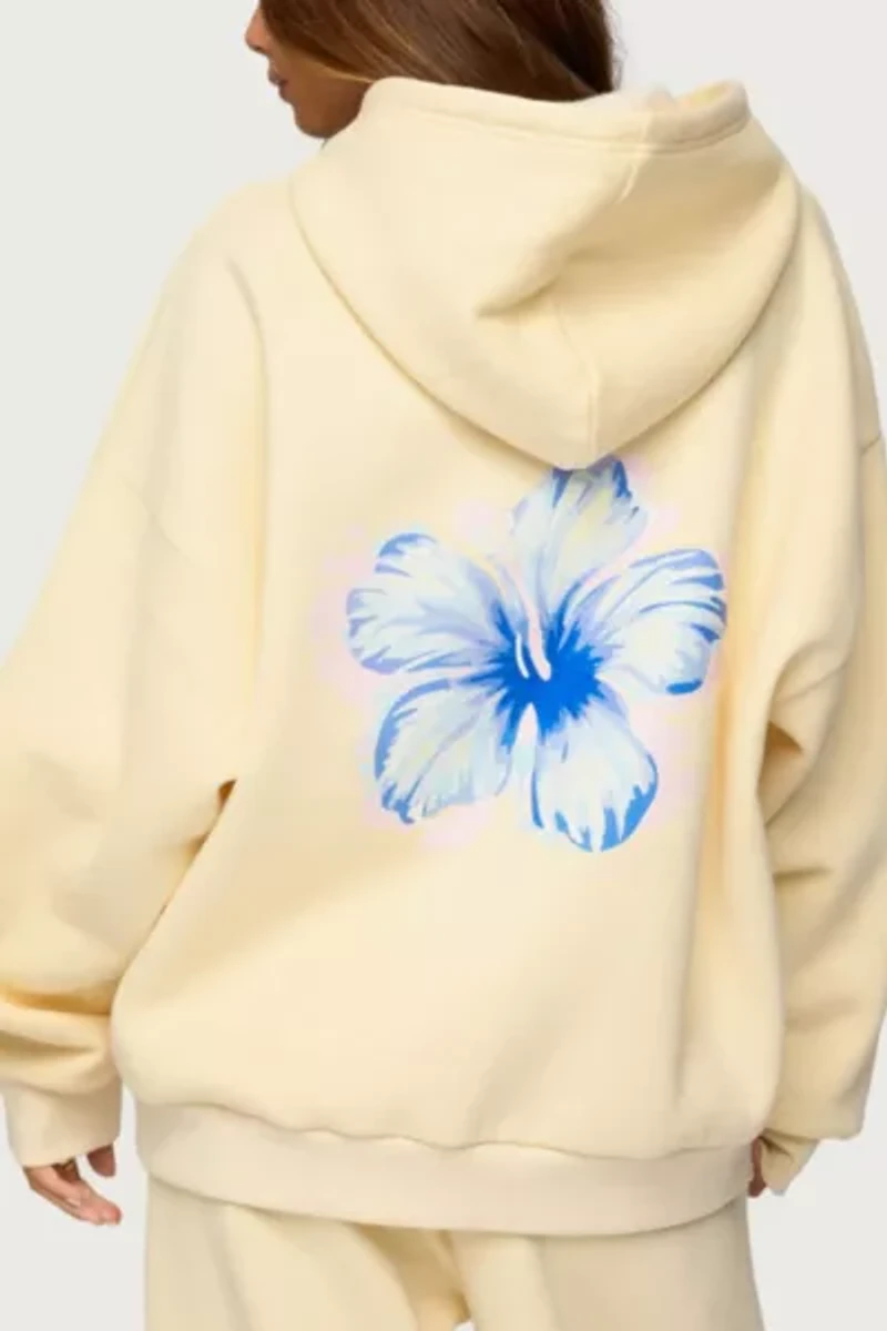 Edikted Tropical Bloom Hoodie