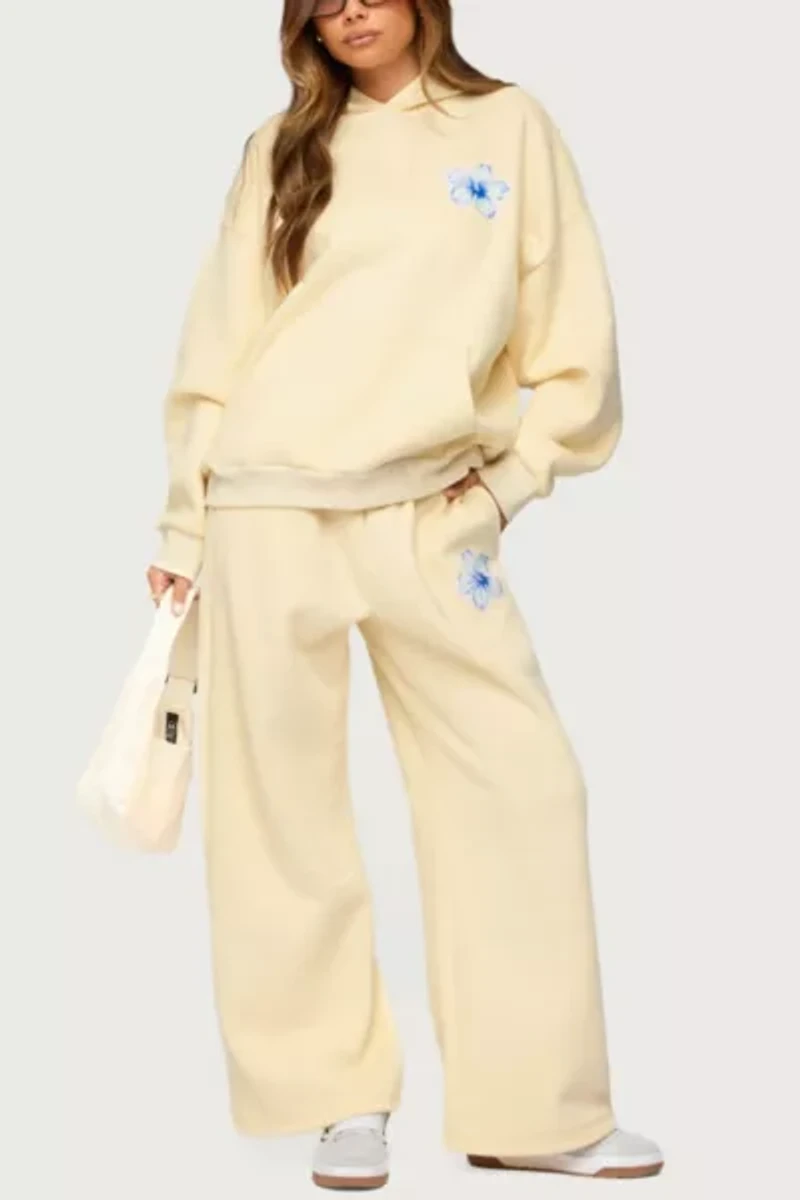 Edikted Tropical Bloom Sweatpants