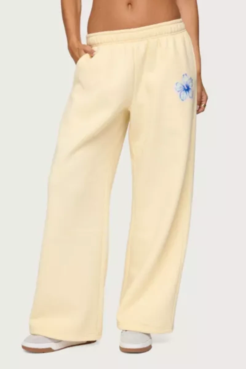 Edikted Tropical Bloom Sweatpants