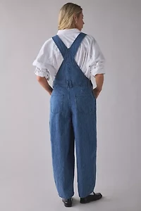 BDG Rih Pinstripe Extreme Barrel-Leg Overall