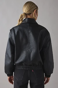UO Casey Faux Leather Moto Jacket
