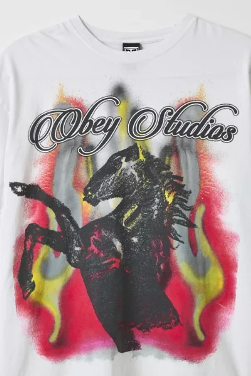OBEY Studios Horse Graphic Tee