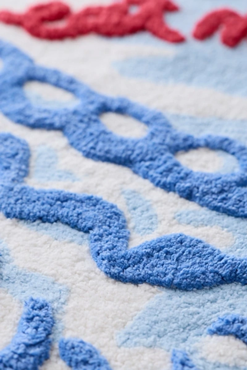 Eat Me Heart Cake Shaped Tufted Bath Mat