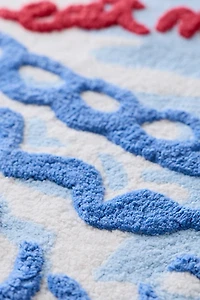 Eat Me Heart Cake Shaped Tufted Bath Mat