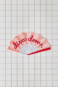 Hand Fan Shaped Tufted Bath Mat