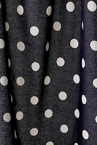 Scalloped Tie-Top Café Curtain Set