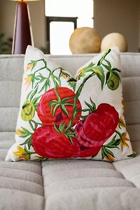 YaYa & Co. Caprese Tomato Organic Cotton Throw Pillow