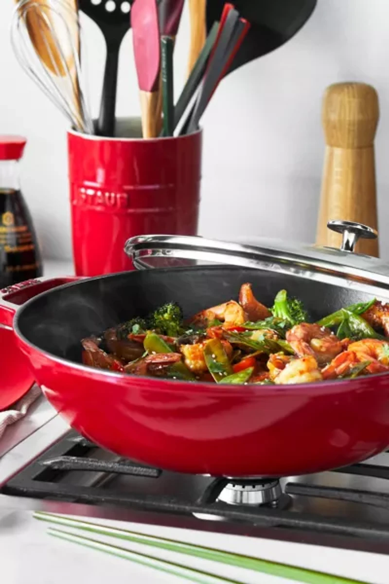 STAUB Cast Iron 4.5-qt Perfect Pan