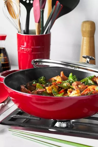 STAUB Cast Iron 4.5-qt Perfect Pan