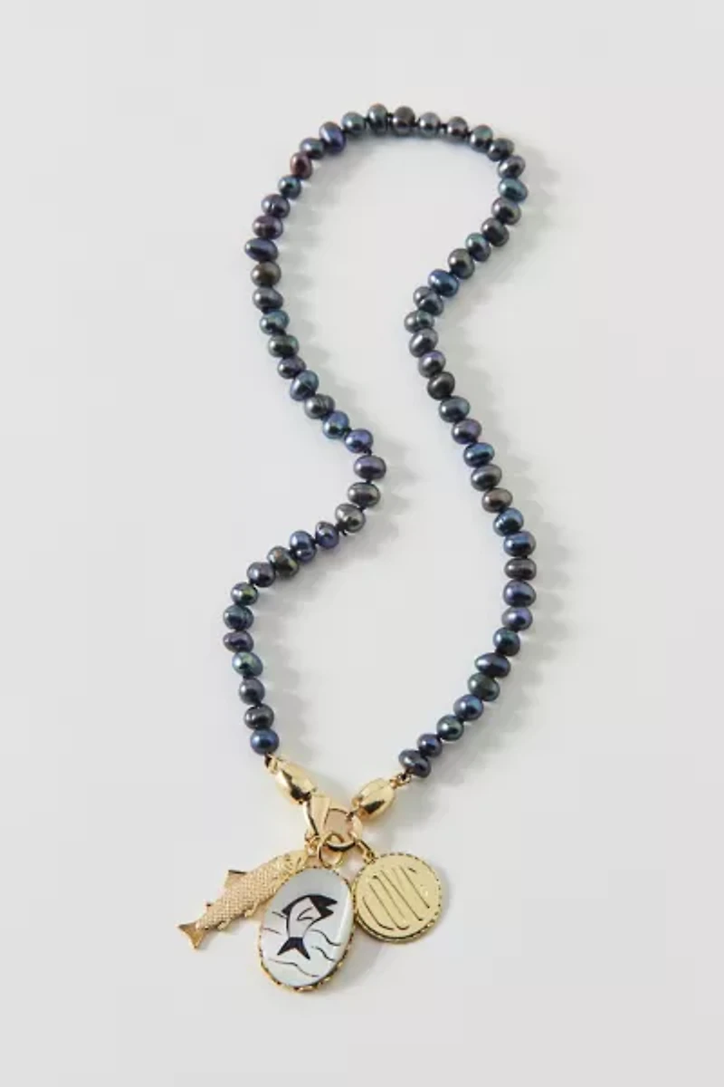 Vintage By The Sage Vintage Tinned Fish Charm Necklace