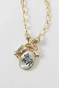 Vintage By The Sage Vintage Giddy Up Charm Necklace