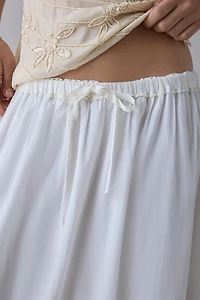 Kimchi Blue Love Notes Tiered Lace Trim Maxi Skirt