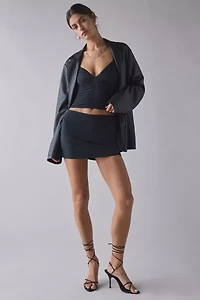 Out From Under Tula Seamless Knit Lace Trim Cropped Cami