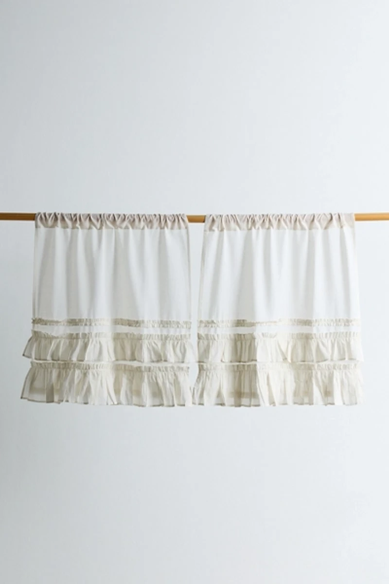 Alice Ruffle Café Curtain Set