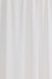 Ruffle Roman Shade Window Panel