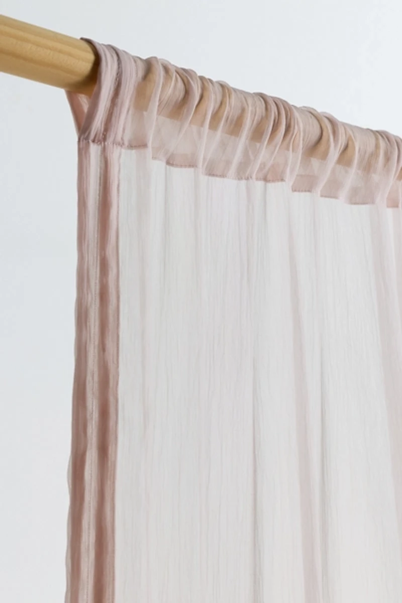 Ruffle Roman Shade Window Panel