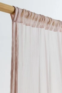 Ruffle Roman Shade Window Panel