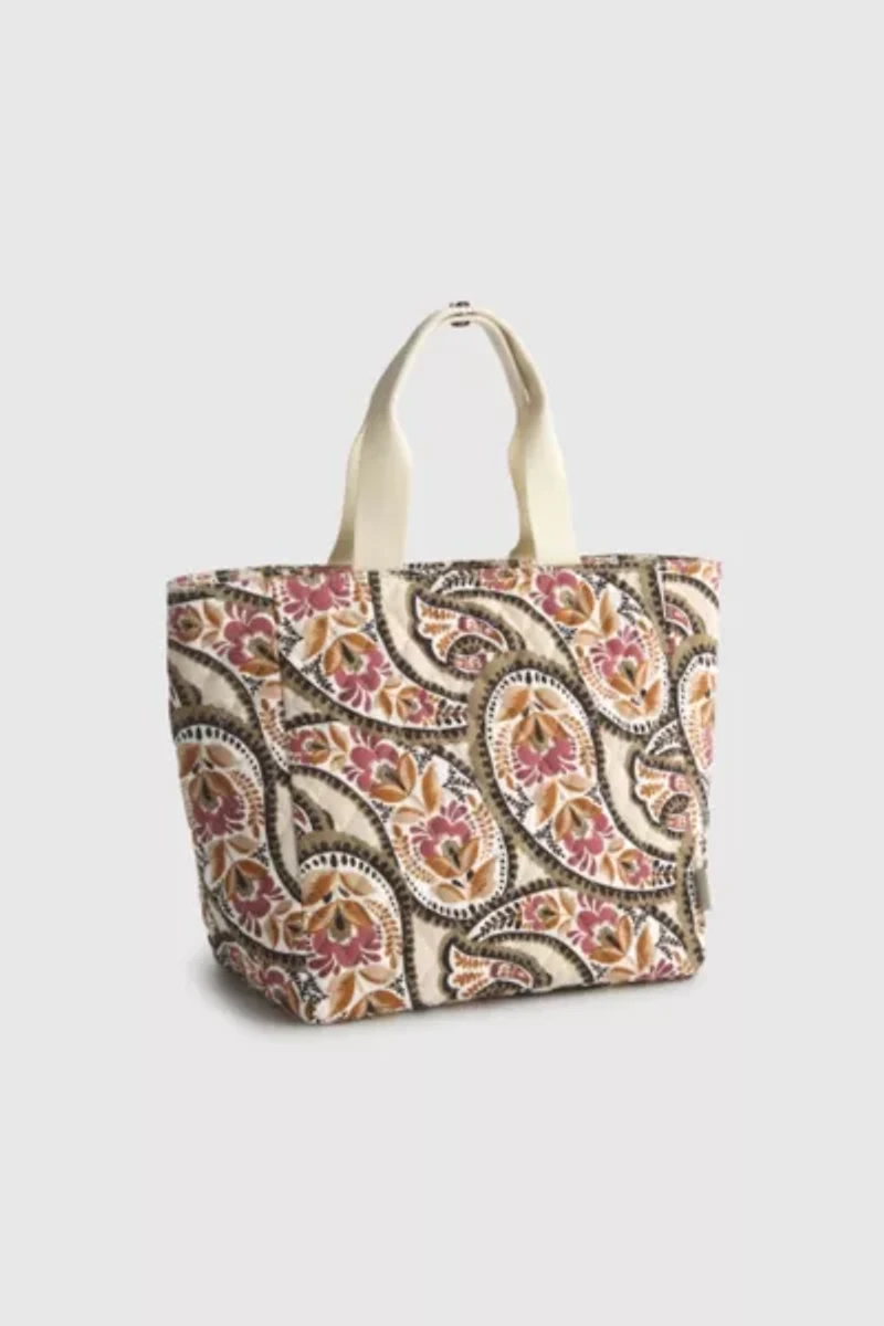 Vera Bradley Quilted Cotton Lunch Tote Bag
