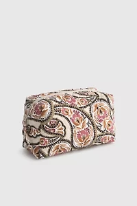 Vera Bradley Quilted Cotton Large Makeup Bag