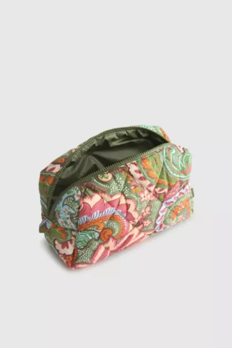 Vera Bradley Quilted Nylon Large Makeup Bag