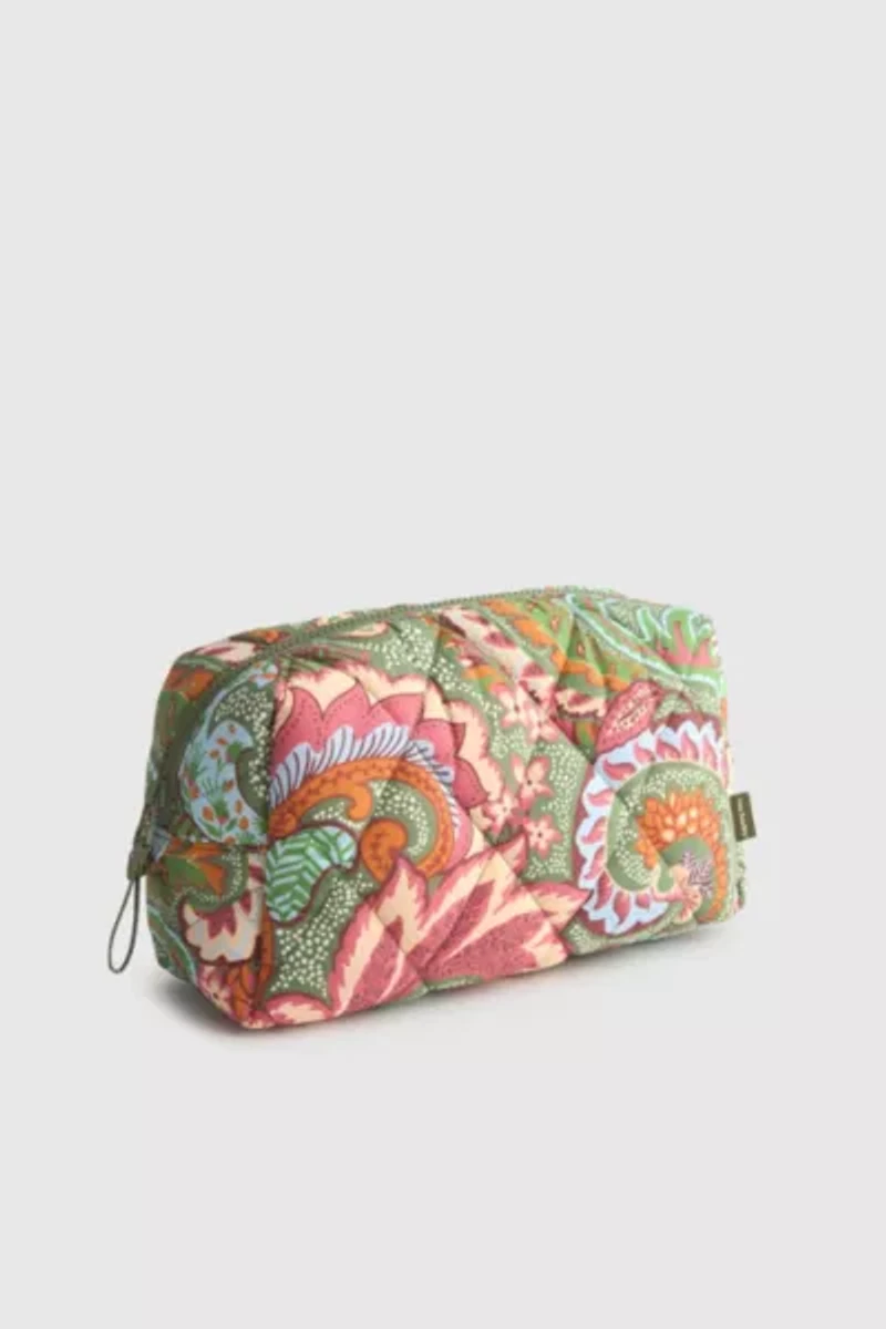 Vera Bradley Quilted Nylon Large Makeup Bag
