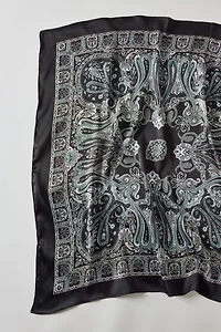 Sasha Patterned Silky Scarf