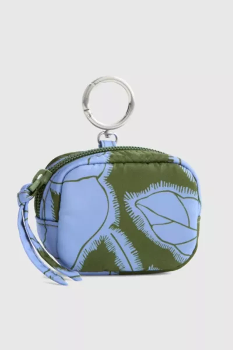 Vera Bradley Nylon Zip Earbud Bag Charm