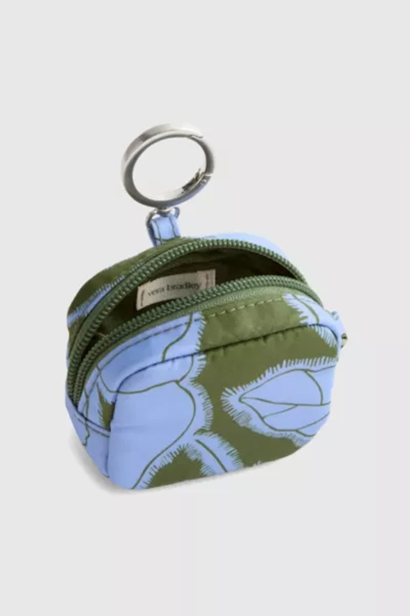 Vera Bradley Nylon Zip Earbud Bag Charm