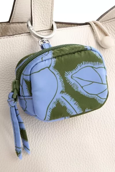 Vera Bradley Nylon Zip Earbud Bag Charm
