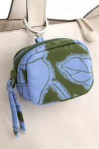 Vera Bradley Nylon Zip Earbud Bag Charm
