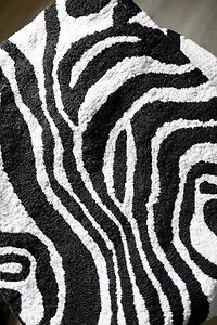 YaYa & Co. Abstract Organic Cotton Pouf