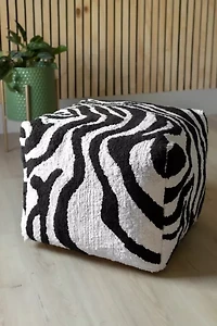 YaYa & Co. Abstract Organic Cotton Pouf
