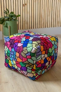 YaYa & Co. Vitral Organic Cotton Pouf