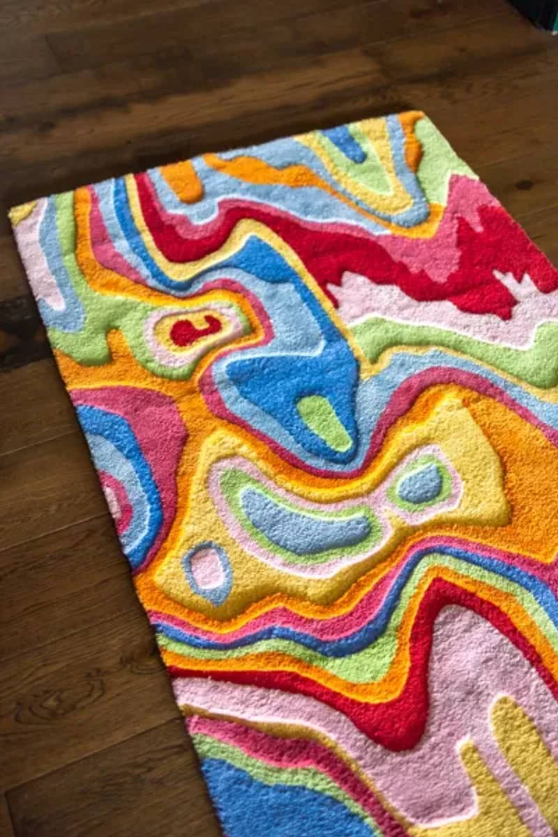 YaYa & Co. Bellows Organic Cotton Tufted Runner Rug