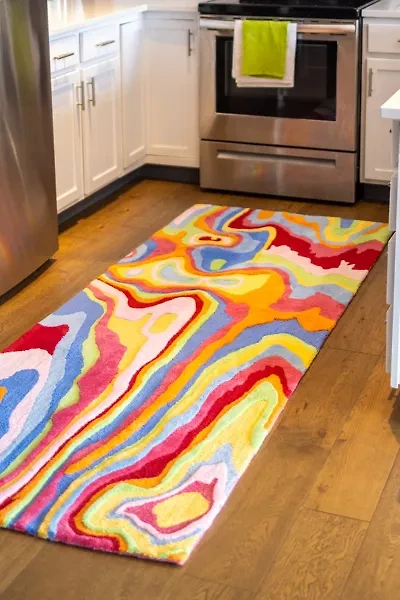 YaYa & Co. Bellows Organic Cotton Tufted Runner Rug