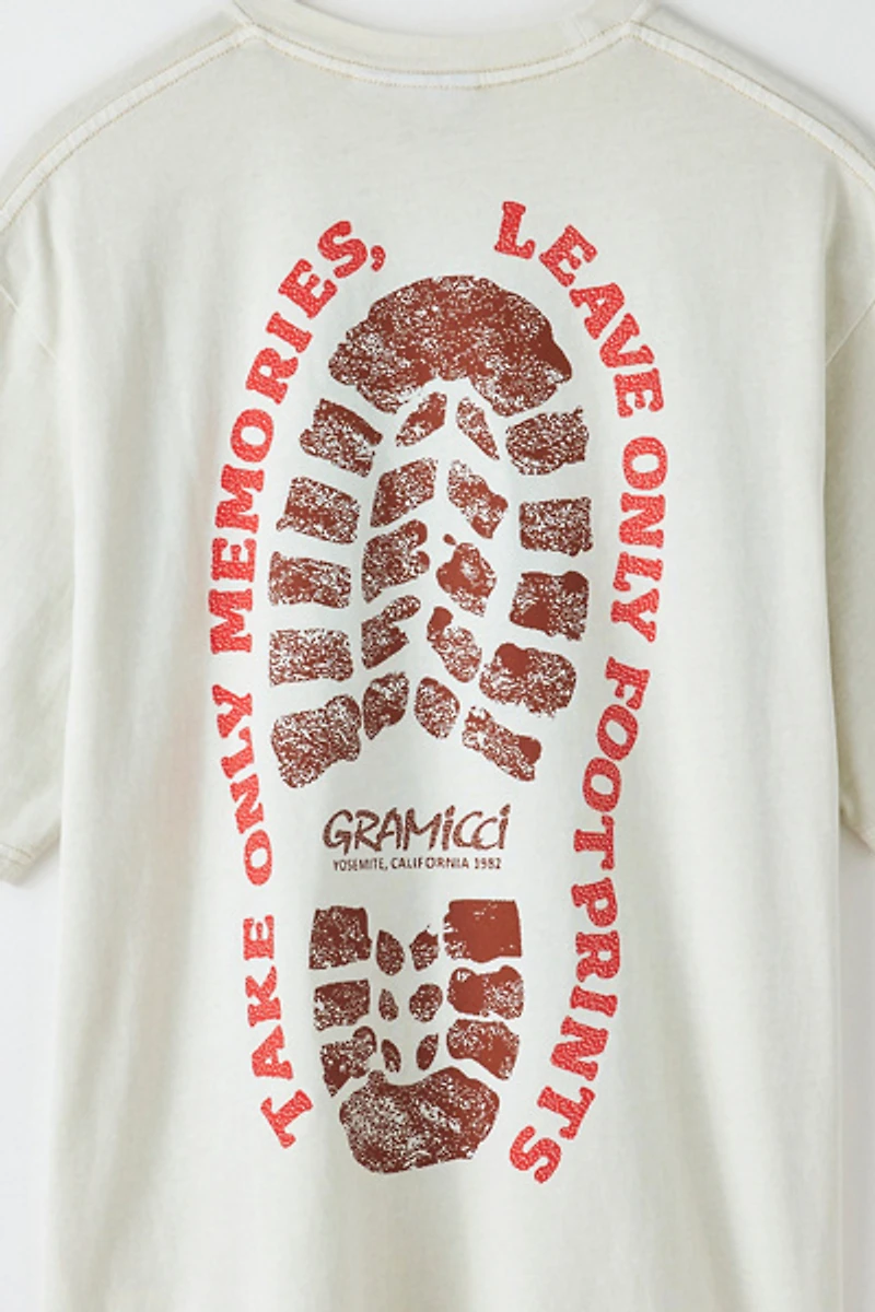 Gramicci Footprints Graphic Tee