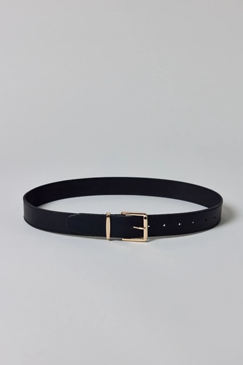 Square Buckle Everyday Leather Belt