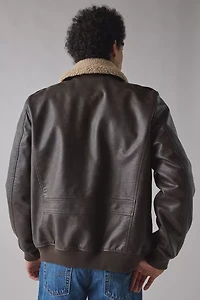 Levi’s® Faux Leather Bomber Jacket