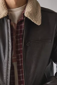 Levi’s® Faux Leather Bomber Jacket