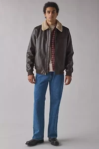Levi’s® Faux Leather Bomber Jacket
