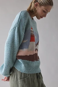 BDG Montauk Graphic Oversized Sweater