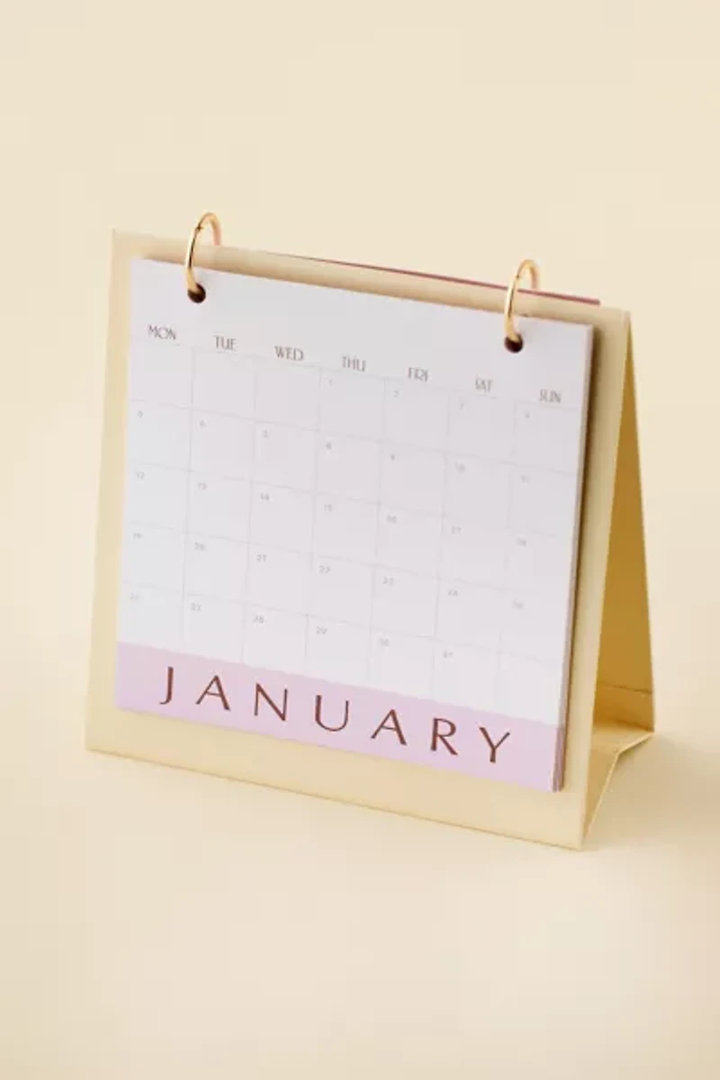 Papier Modern 2026 Desk Calendar