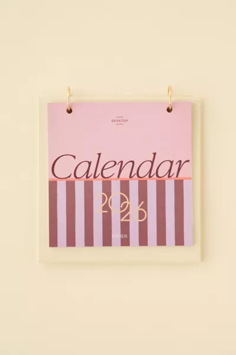 Papier Modern 2026 Desk Calendar