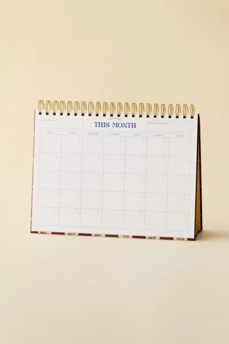 Papier Picnic Productivity Monthly Desk Planner