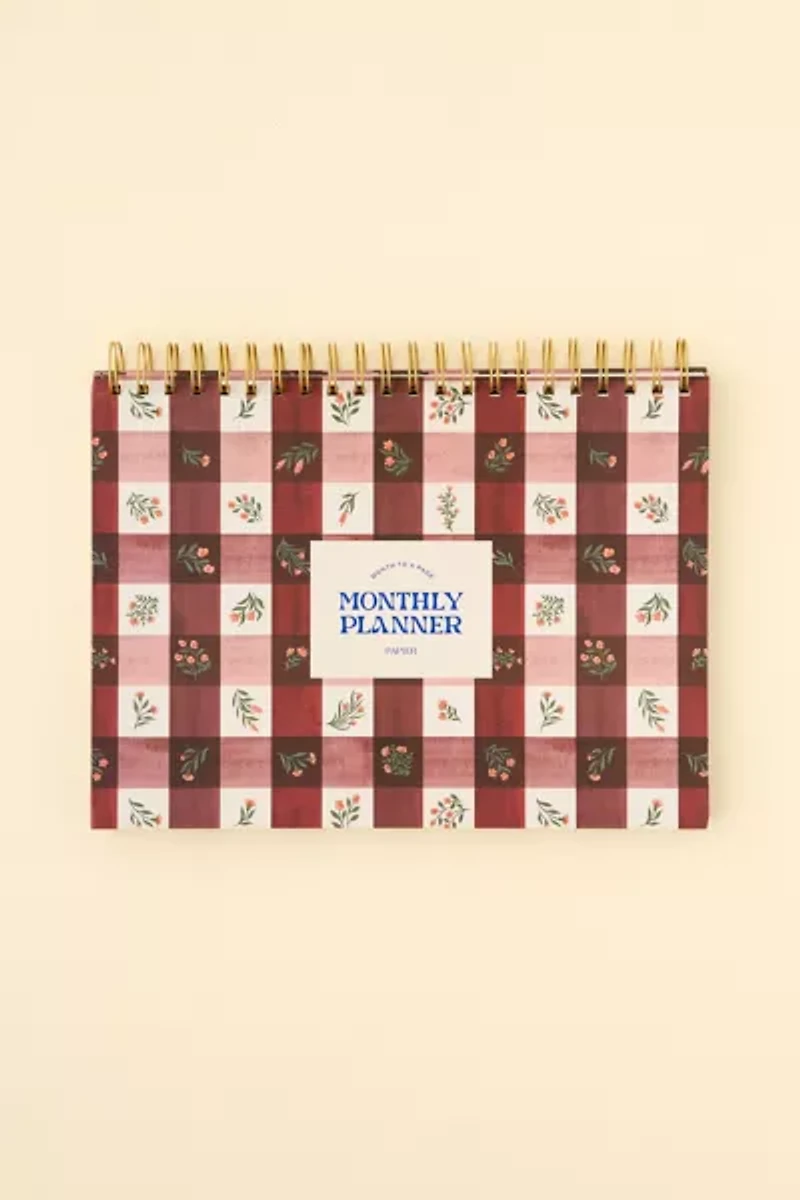 Papier Picnic Productivity Monthly Desk Planner