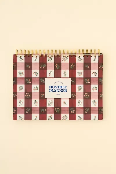 Papier Picnic Productivity Monthly Desk Planner