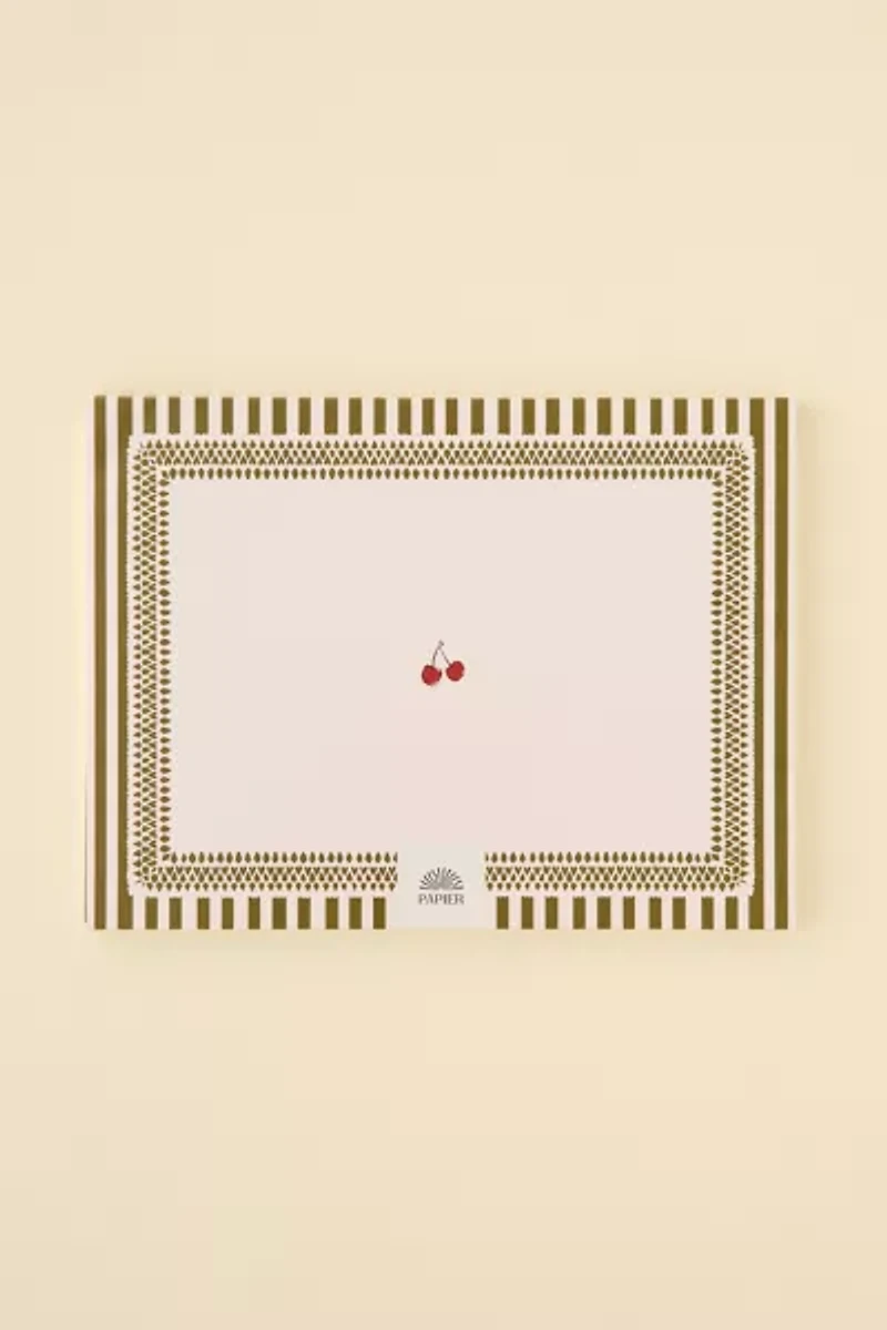 Papier Cherry Meal Planner Notepad