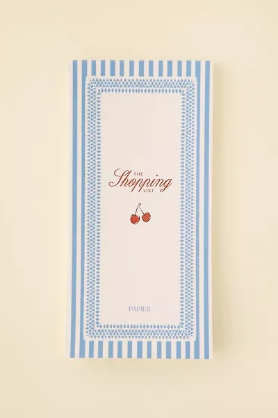 Papier The Cherry Shopping List Notepad